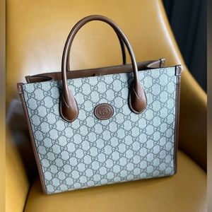 AUTHENTIC Gucci Small Tote GG Supreme